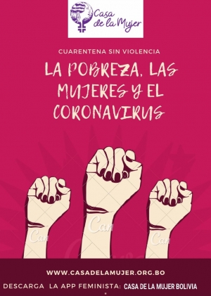 La pobreza, las mujeres y el coronavirus.