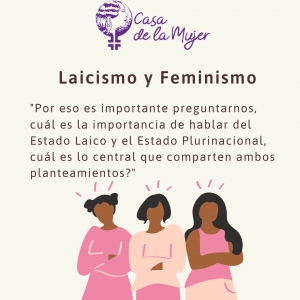 Laicismo y feminismo, algunas ideas para desafiarnos