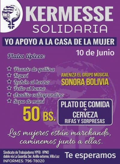 Campaña solidaria: YO APOYO A CASA DE LA MUJER!!!